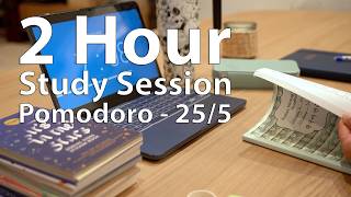 ☕📚 Study With Me | 2 Hour Pomodoro Session (25/5) | Classical Music