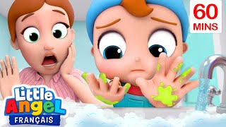 Lave Tes Mains 🤲 Comptines Bébé Louis | Little Angel Français