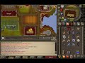 Shrug in the Shayzien command tent. Equip a blue mystic robe bottom, a rune kiteshield and any bob s