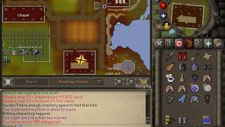 Shrug in the Shayzien command tent. Equip a blue mystic robe bottom, a rune kiteshield and any bob s