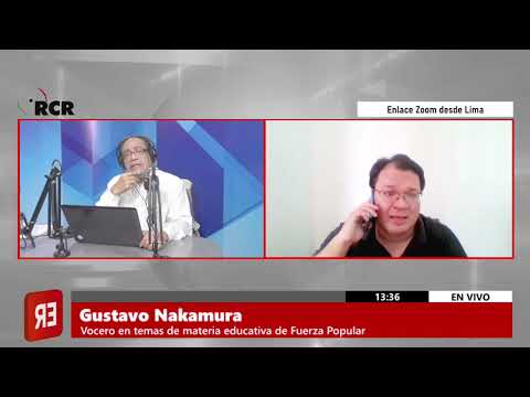 ENTREVISTA A GUSTAVO NAKAMURA, VOCERO EN TEMAS DE MATERIA EDUCATIVA DE FUERZA POPULAR