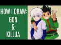 How I draw Gon and Killua (Hunter X Hunter)