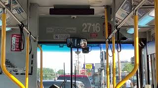 Pace 2007 Eldorado National E-Z Rider II Bus Ride Bus 2716 on Route 322 from Austin to Wolf Rd