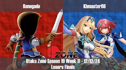 OZone19W11 - LF - Renegade [Mii Swordfighter + Snake] vs Khmaster69 [Pyra/Mythra]