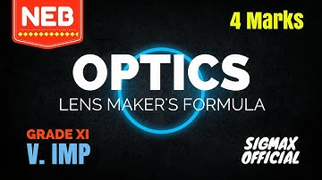 NEB | Grade XI | Optics | Lens Maker