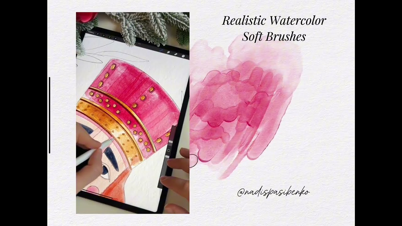 Wonderful Watercolors - Realistic & Natural Procreate Brushes – VisualTimmy