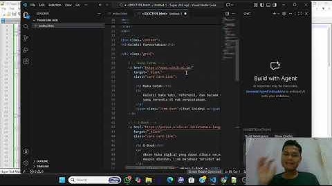 Tutorial Lengkap Membuat Website Perpustakaan Digital Modern | HTML & CSS