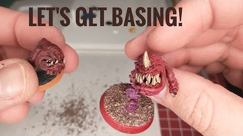 Basing with The Army Painter Brown Battleground