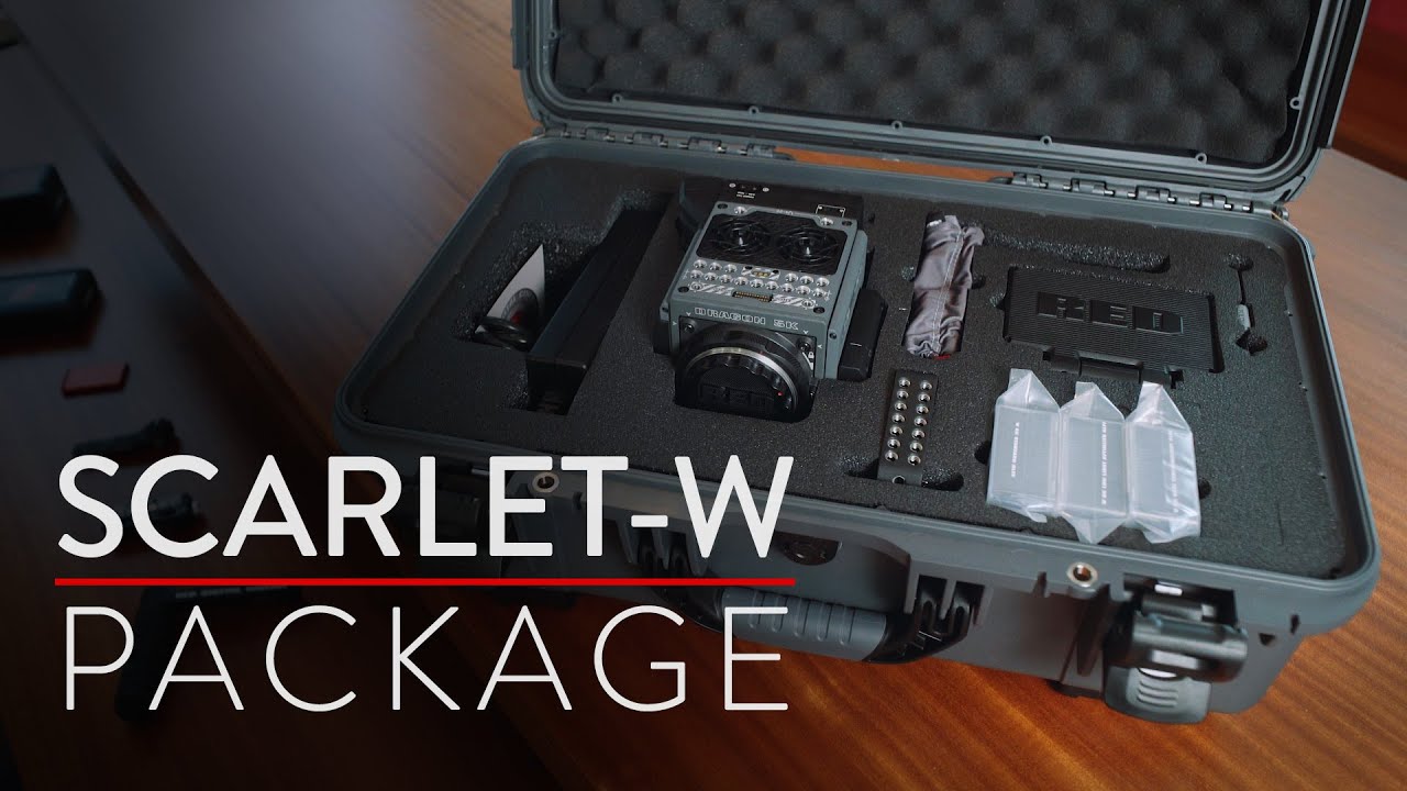 RED Scarlet-W v-lock package brief overview