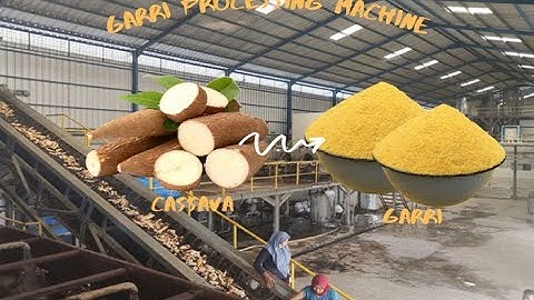 Do you know what cassava processing equipment will be used in small scale garri production plant?