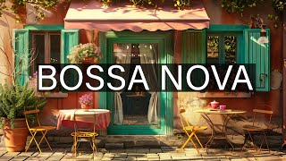 Relaxing Coffee Shop Ambience & Smooth Jazz Music 🌸 May Bossa Nova Jazz with Vintage Cafe