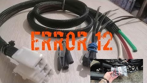 AEROX 155 ERROR 12 2022 change CKP  sensor pulser  and rekta wire connection to ecu na aerox v1