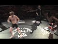 Fighter loses to loss of bodily fluid