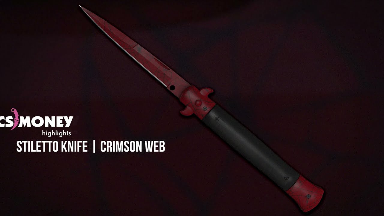 CS:GO | Stiletto Knife - Crimson Web - YouTube