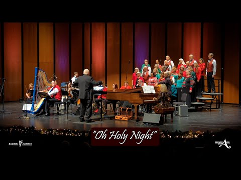 Oh Holy Night - LIVE Harp and Ensemble Performance With Full Choir (Breath of Aire)