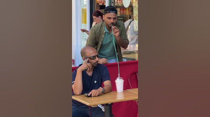 Long straw drinking stranger shake😁 #funny #shorts #comedy