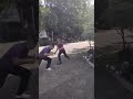 basic self defense tutorial content with funny action #funny #flowers #funny  #stick #martialarts