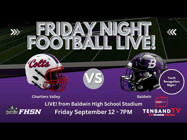 chartiers valley high school football helmets REPLAY Chartiers Valley vs Baldwin - TBTV Sports HS Football Night LIVE!