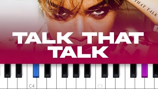 Rihanna  ft JAY Z - Talk That Talk (piano tutorial)