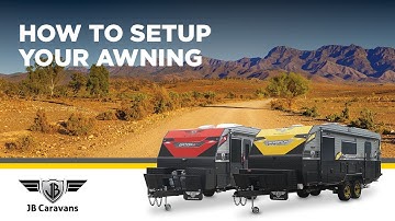 JB Caravans Awning Setup