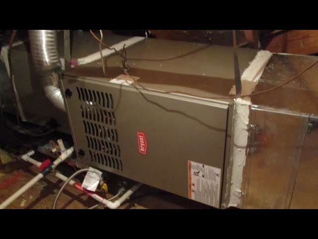 My New Bryant Legacy 810SA Gas Furnaces - First Startup u0026 Test Run - YouTube