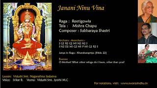 Lesson: Janani Ninuvina - Ritigaula