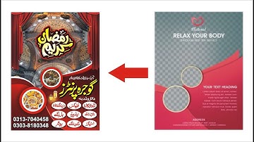 Ramadan Mubarak Islamic Flyer Design in Coreldraw Tutorial 2021
