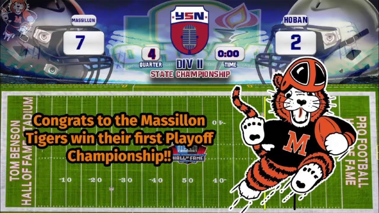 DIVISION ll STATE CHAMPIONSHIP GAME MASSILLON TIGERS VS HOBAN KNIGHTS LIVE AUDIOCAST YouTube