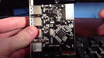 PCI Express USB 3.0 Card Unboxing and Installation