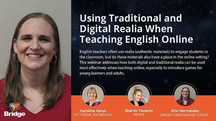 What skill sets and activities can we use realia for when teaching English?