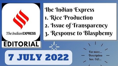 7th July 2022 | Gargi Classes The Indian Express Editorials and Ideas Analysis | By R.K. Lata