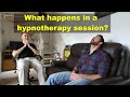What happens in a hypnotherapy session?