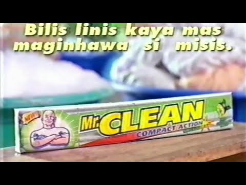 Mr Clean Compact Action 30s Philippines 1998 1999