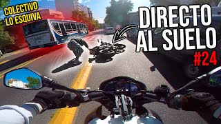 Casi lo PASA por ARRIBA el COLECTIVO |Observaciones Diarias 24 T5 #motovlog