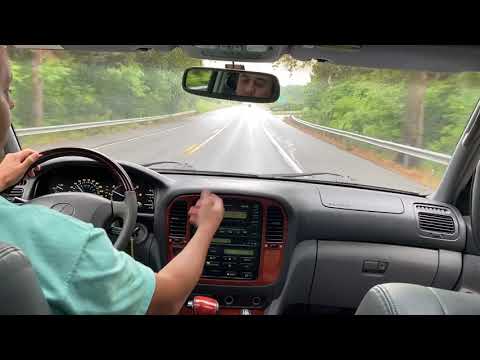 2000 Lexus LX470 (Lexus Land Cruiser) cold start and test drive