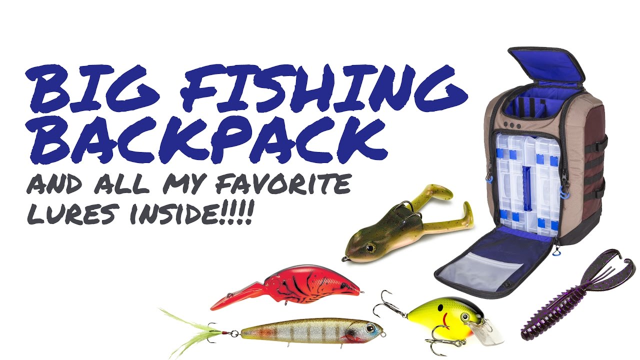 Big Fishing Backpack+Some of My Favorite Lures: Flambeau 