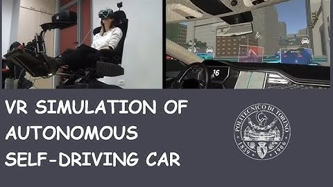 Graduate thesis COMPUTER ENGINEERING Politecnico di Torino - VR Simulation self-driving cars UNITY3D