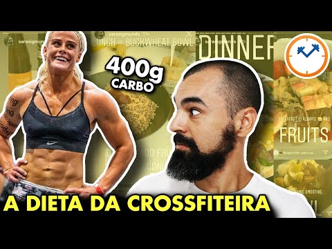 DIA de DIETA COMPLETA da SARA SIGMUNDSDOTTIR (atleta de Crossfit) | Saúde na Rotina