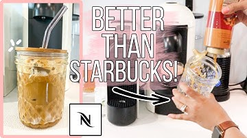 Favorite Starbucks Order At Home | Using Nespresso