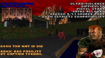 DWMegawad Club Playthrough: Doom The Way Id Did (+MIDI Pack) - E2M3 - Rec Facility