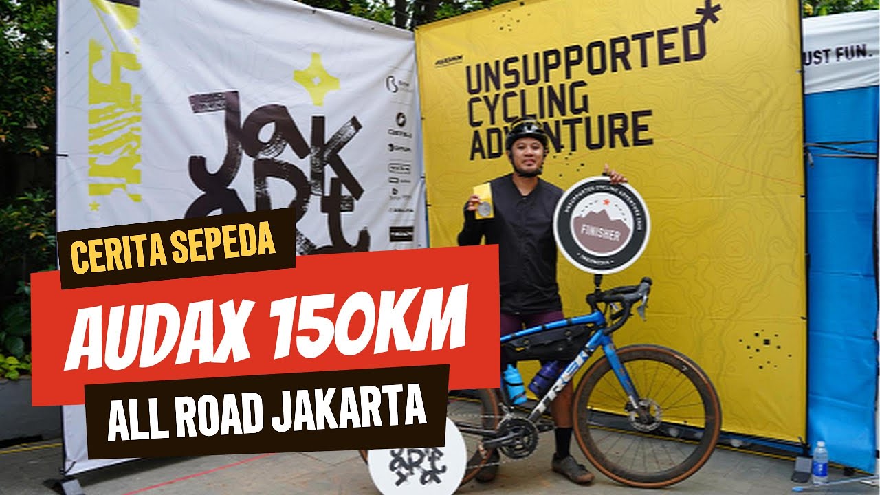 AUDAX ALLROAD JAKARTA : 150 KM Campur Aspal, Gravel, Becek! | Vlog Sepeda POV