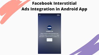 Facebook Interstitial Ads Integration in Android App | Admob Alternative Ad network screenshot 1