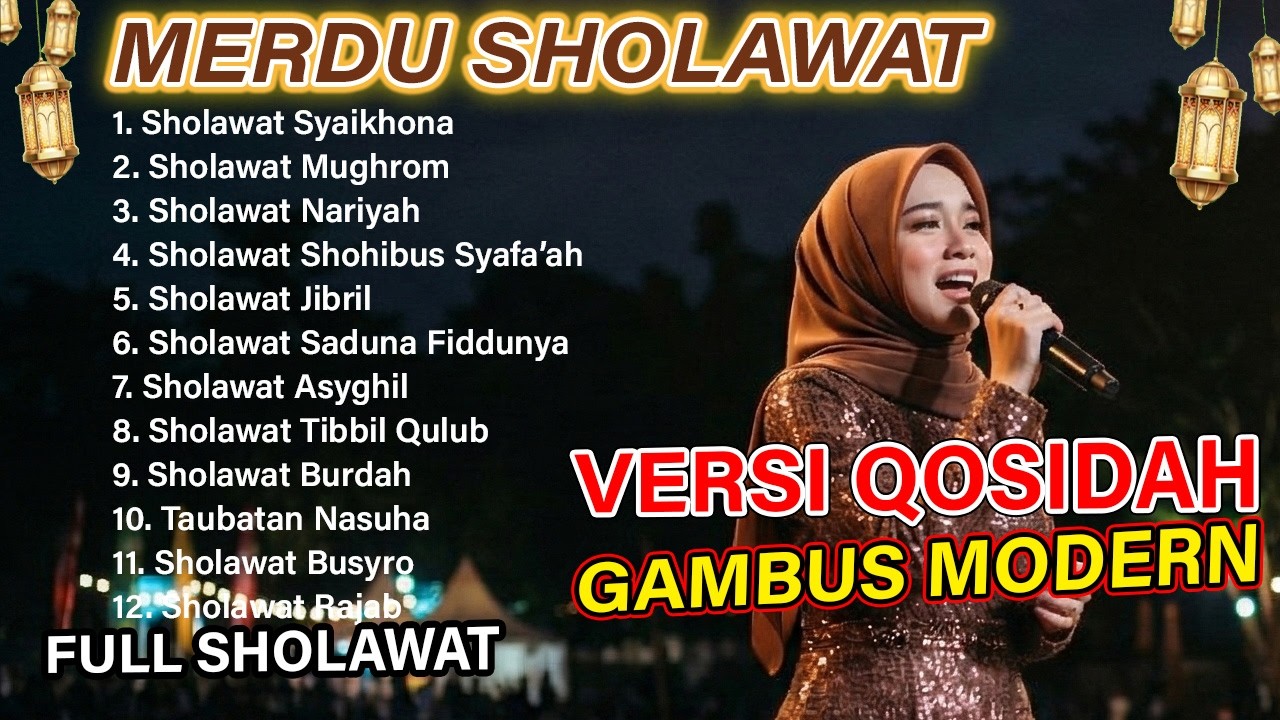 QASIDAH GAMBUS FULL ALBUM TERPOPULER | SHOLAWAT PAGI PENARIK REZEKI GAMBUS MODERN | SHOLAWAT MERDU