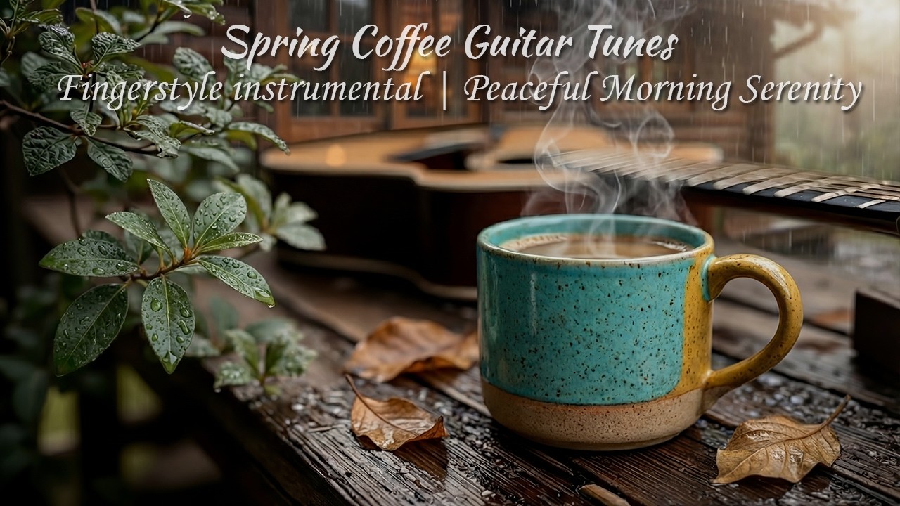 Spring Coffee Guitar Tunes | Fingerstyle instrumental | Peaceful Morning Serenity