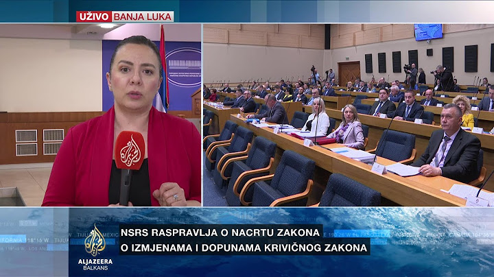 NSRS: Počela rasprava o kriminalizaciji klevete