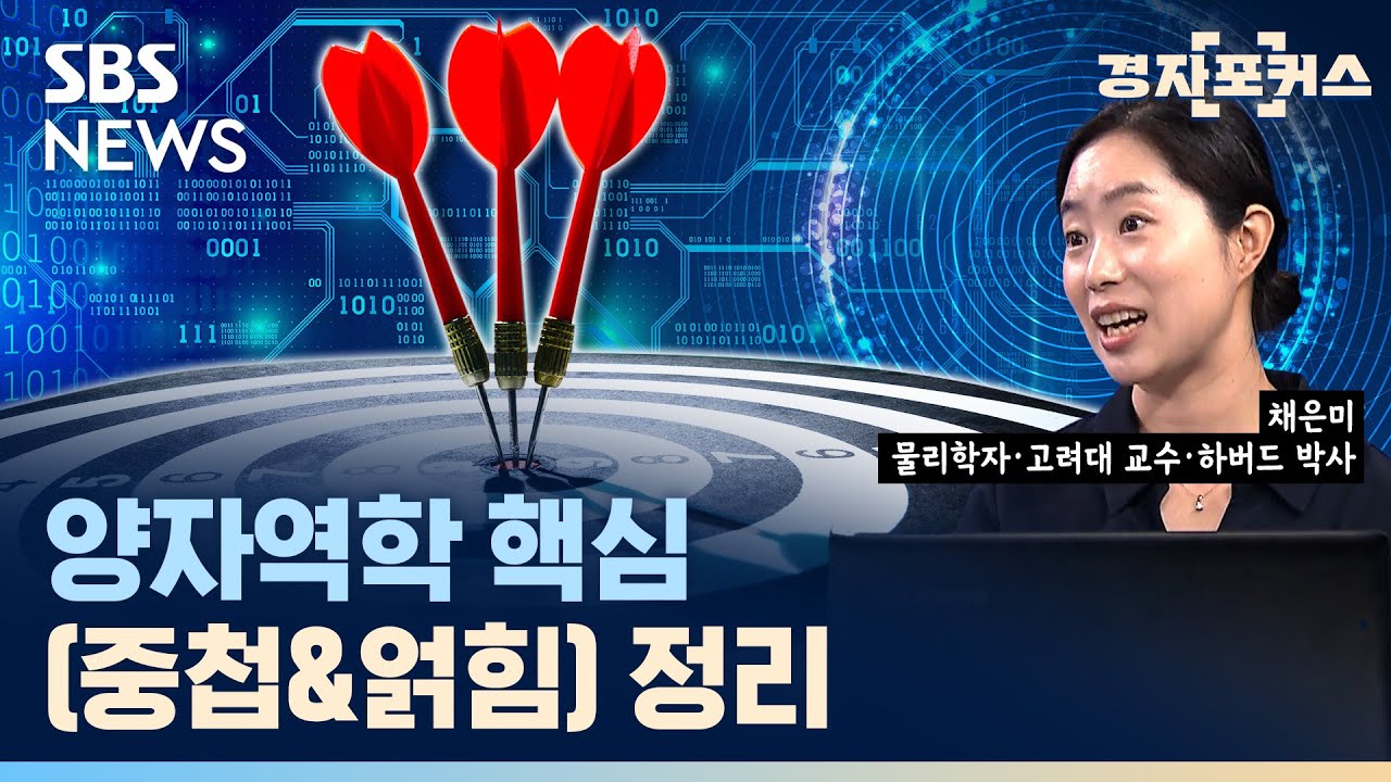 양자 중첩과 양자 얽힘을 이해해보자. 안되면 받아들여야… / SBS / 경자포커스 / 경제자유살롱