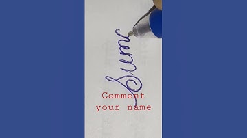 "Suman" beautiful name in cursivewriting. #shorts #shortvideo #viral #viralshorts #youtubeshorts