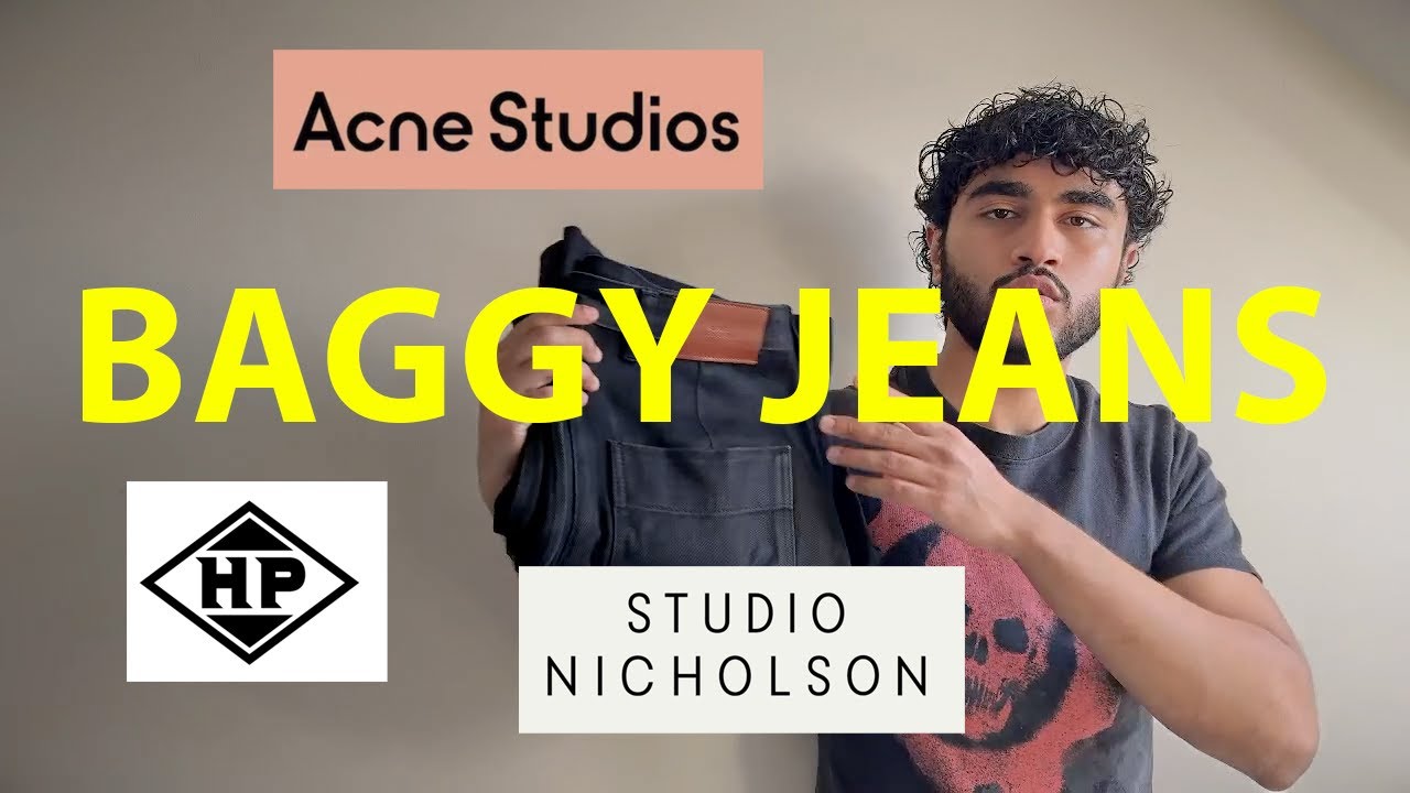 baggy jeans summer rotation (feat. acne studios, studio nicholson, and ...)