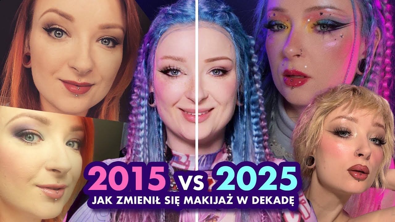 Makijaż w 2015 a w 2025 😲 Co się zmieniło w dekadę
