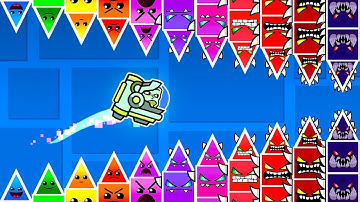 Geometry Dash Platformer, but Difficulty Increases